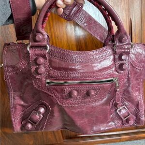 Balenciaga city microphone bag like new!